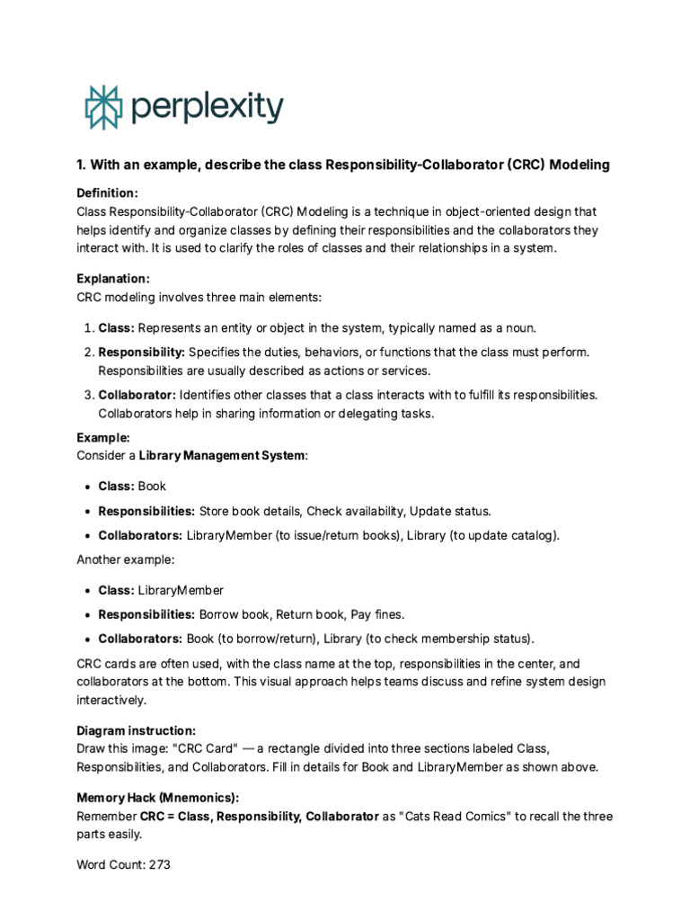 CRC Modeling and QFD Explained | PDF | Use Case | System