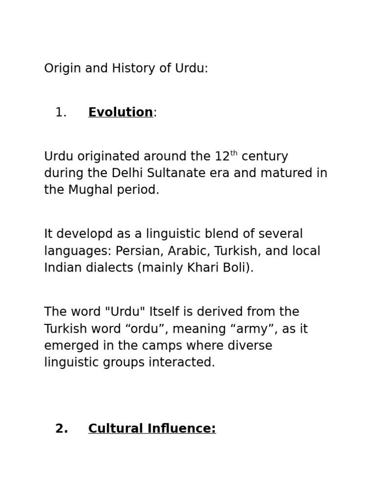 A.M.K Presentation of Urdu Language | PDF