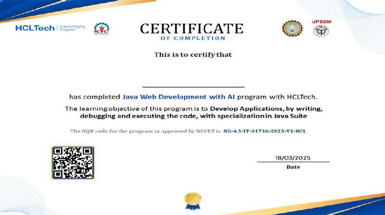 Java Web Development With AI | PDF