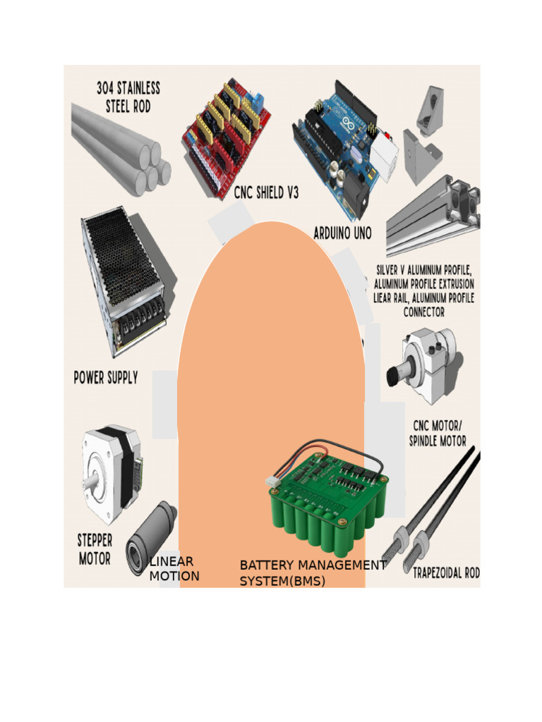 Exploded View of PCB Drilling Machine | PDF