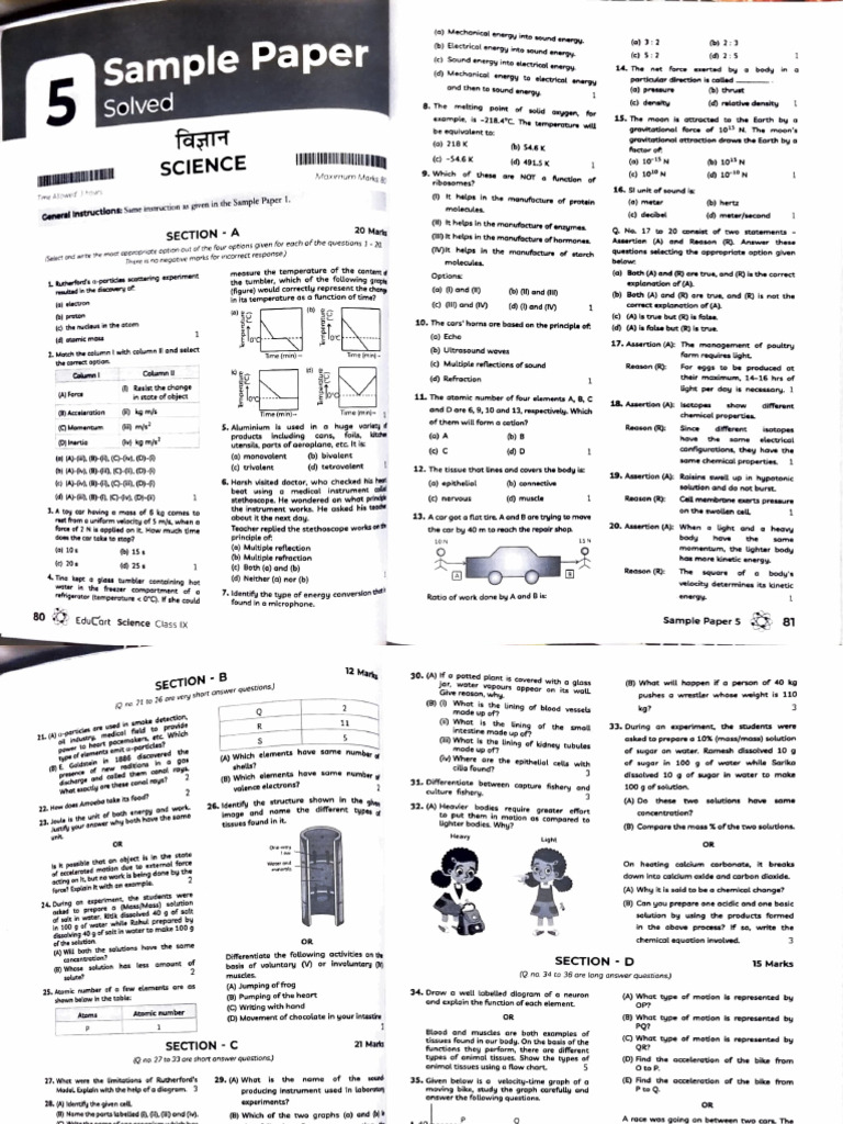 Sample Paper 5 | PDF | Condensed Matter Physics | Nuclear Physics