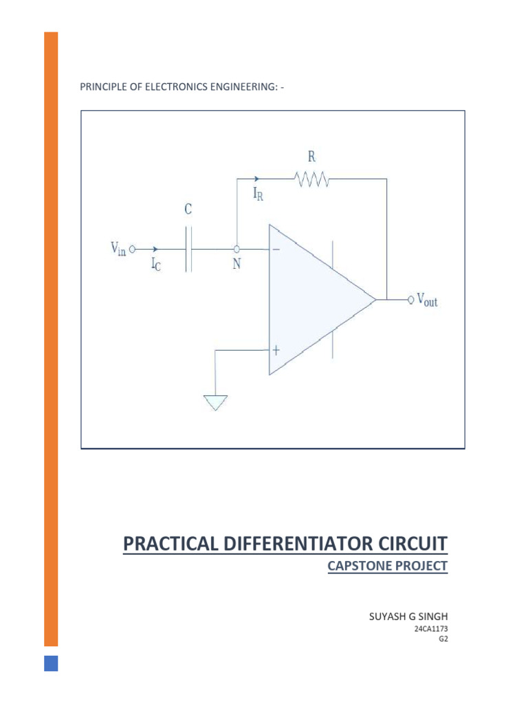 Practical Differentiator Circuit Guide | PDF | Electrical Network ...