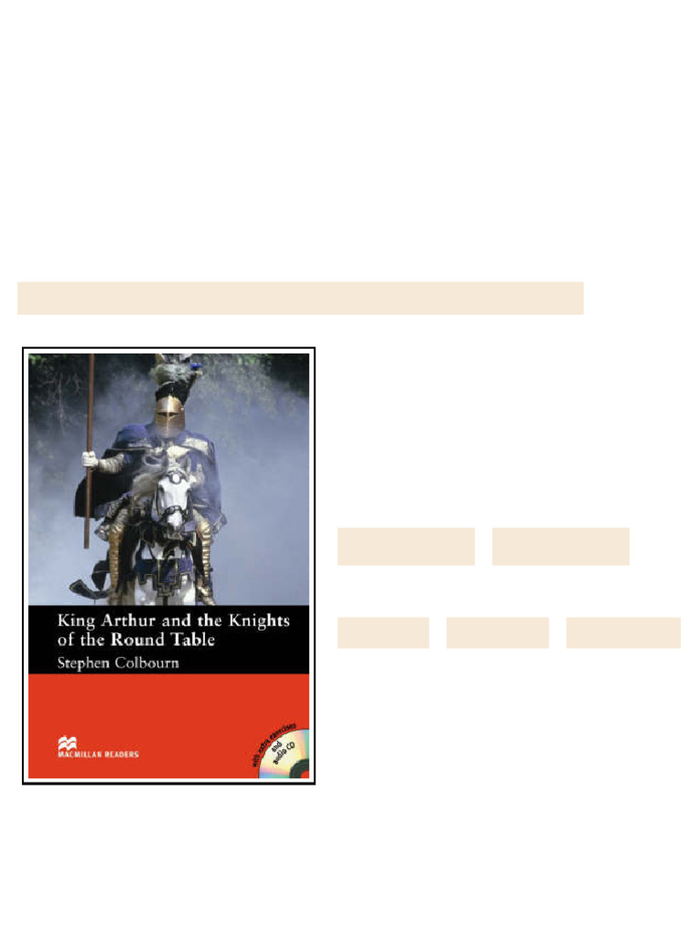 King Arthur and the Knights of the Round Table Macmillan Readers Level ...