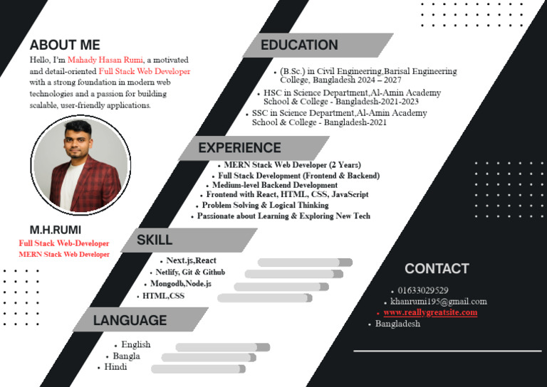 Full Stack Web Developer Profile | PDF