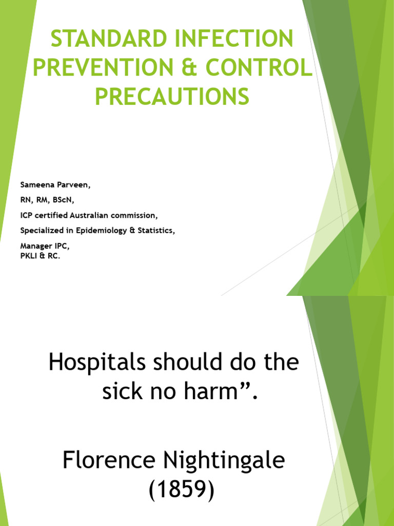 Infection Control: Standard Precautions Guide | PDF | Hand Washing ...