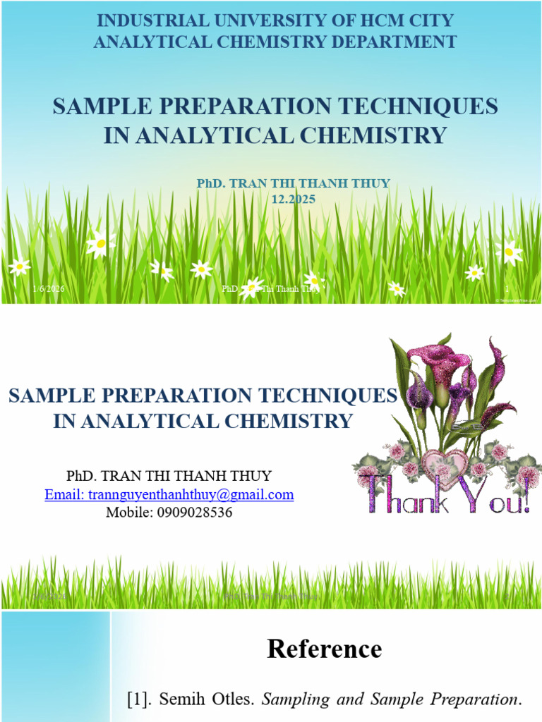 Sample Preparation Techniques in AC Hk2 2025-2026 Introduction | PDF ...