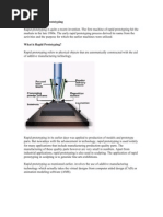 History of Rapid Prototyping