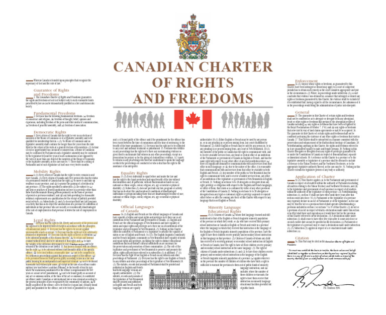 Canadian Charter of Rights Overview | PDF | Canada | Rights