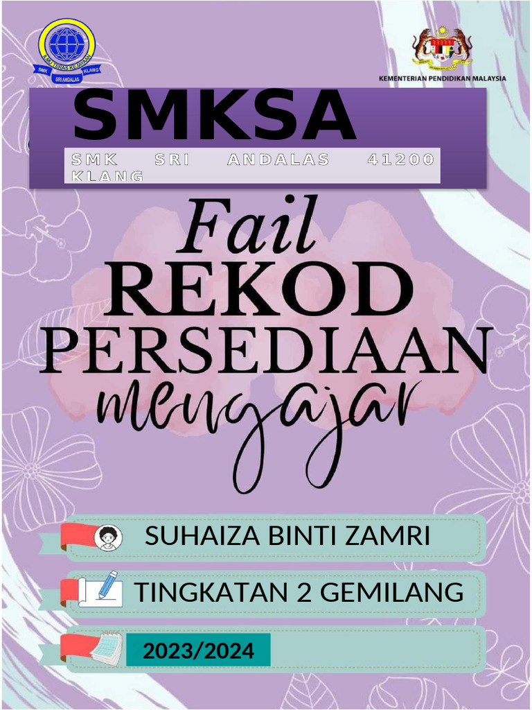 Fail Rekod Mengajar | PDF