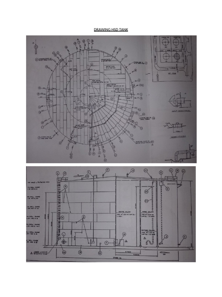 Drawing HSD Tank | PDF