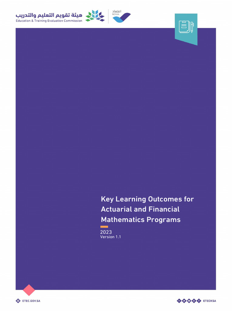 Actuarial & Financial Math Program Standards | PDF | Matrix ...