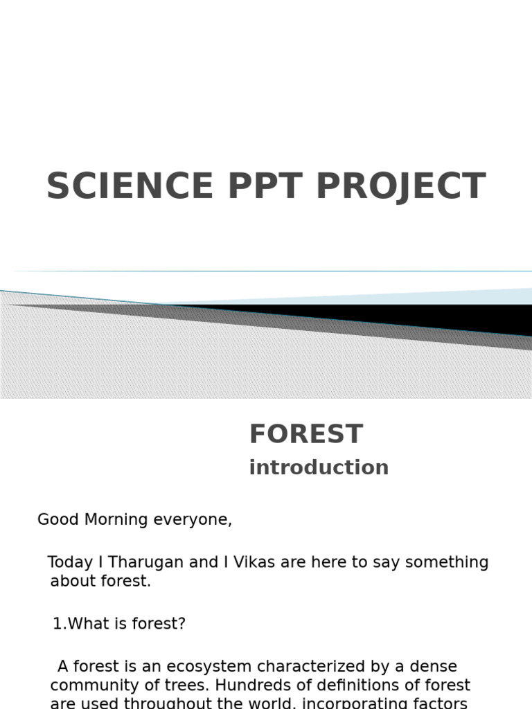 Understanding Forest Ecosystems and Deforestation | PDF