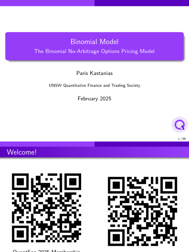 Binomial Options Pricing Model | PDF | Option (Finance) | Derivative ...