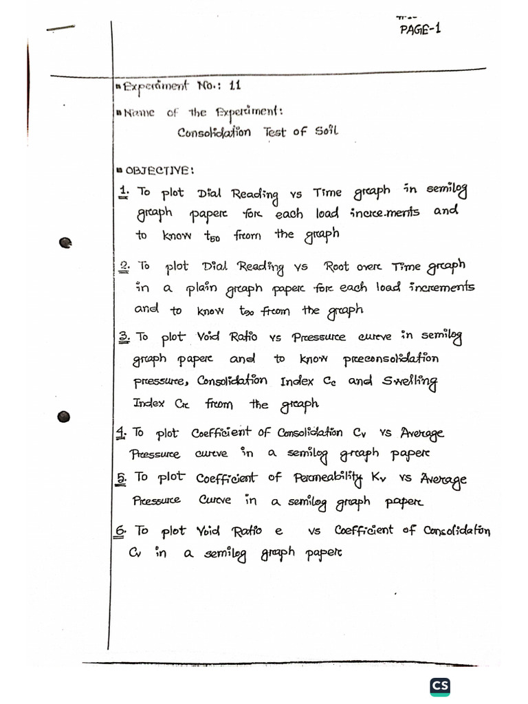 Geotech1 Sessional HandNote | PDF