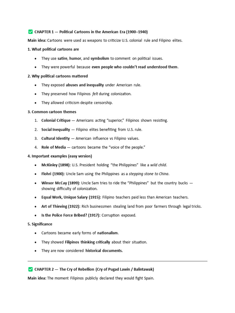 Reviewer in Readings of Philippine History | PDF | Philippines ...