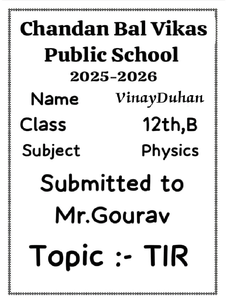 Phy Practical File | PDF