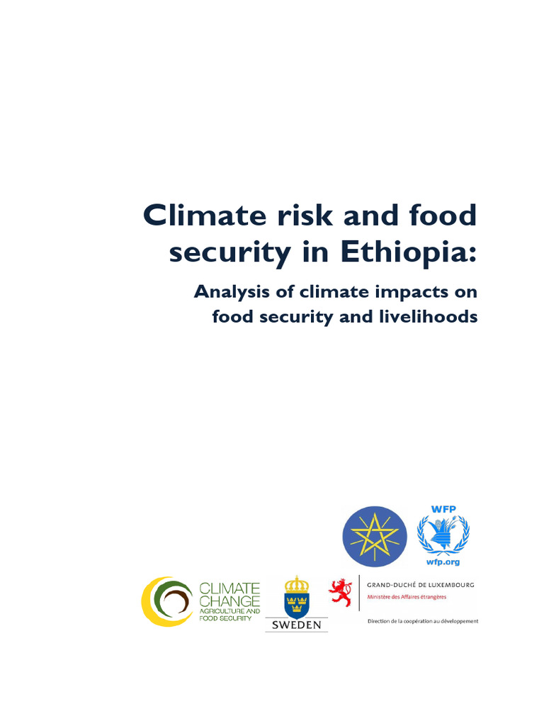 Climate Risk Impact on Ethiopia's Food Security | PDF | Food Security ...
