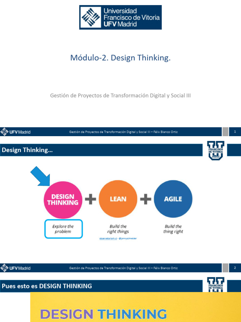 Design Thinking en Proyectos Digitales | PDF | El pensamiento de diseño ...