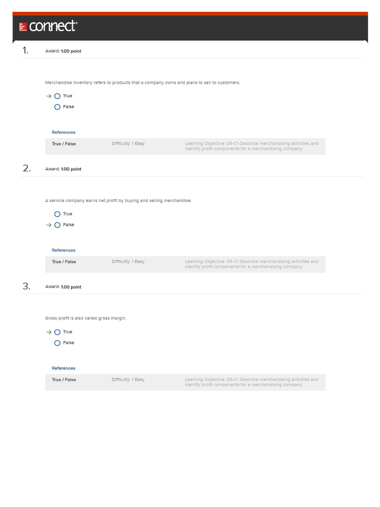 Merchandising Activities and Profit Components | PDF | Debits And ...