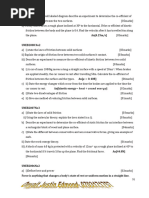 Coefficient of Friction Practice Problems | PDF | Friction | Force