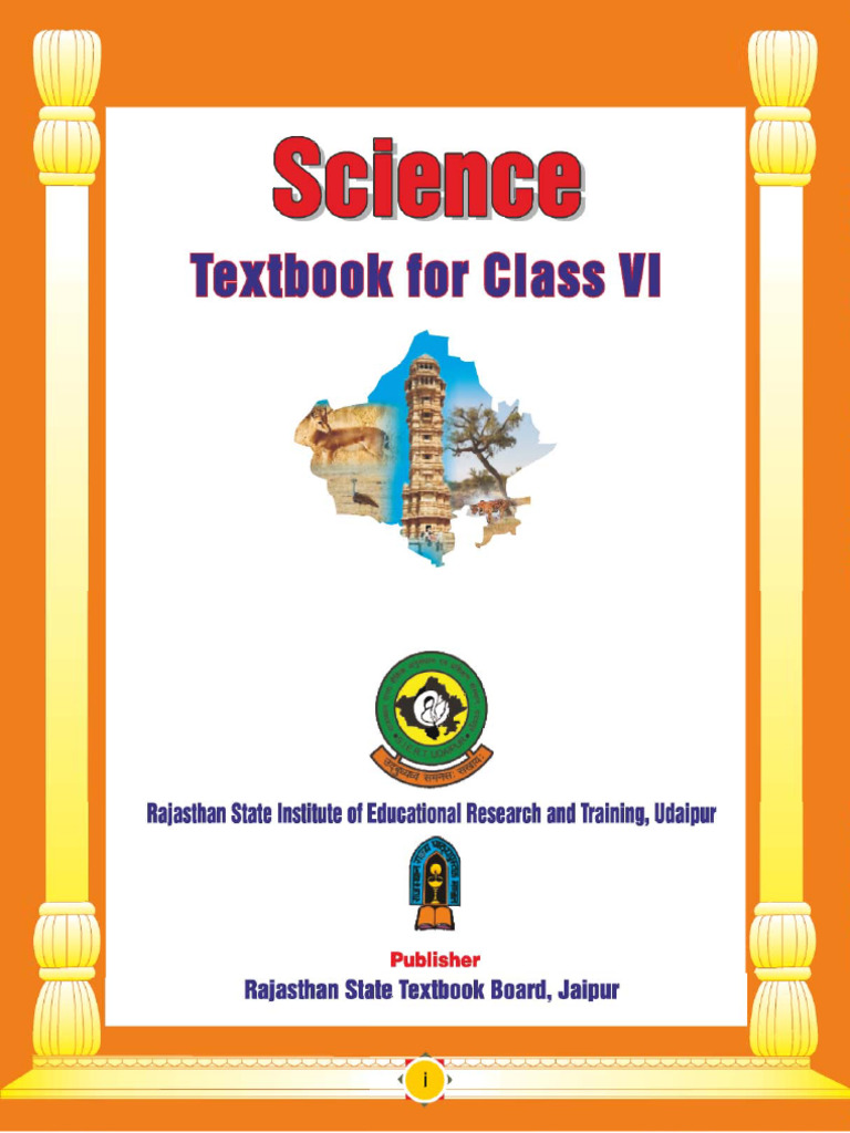 RBSE Rajasthan Board Books Class 6 Science English Medium | PDF