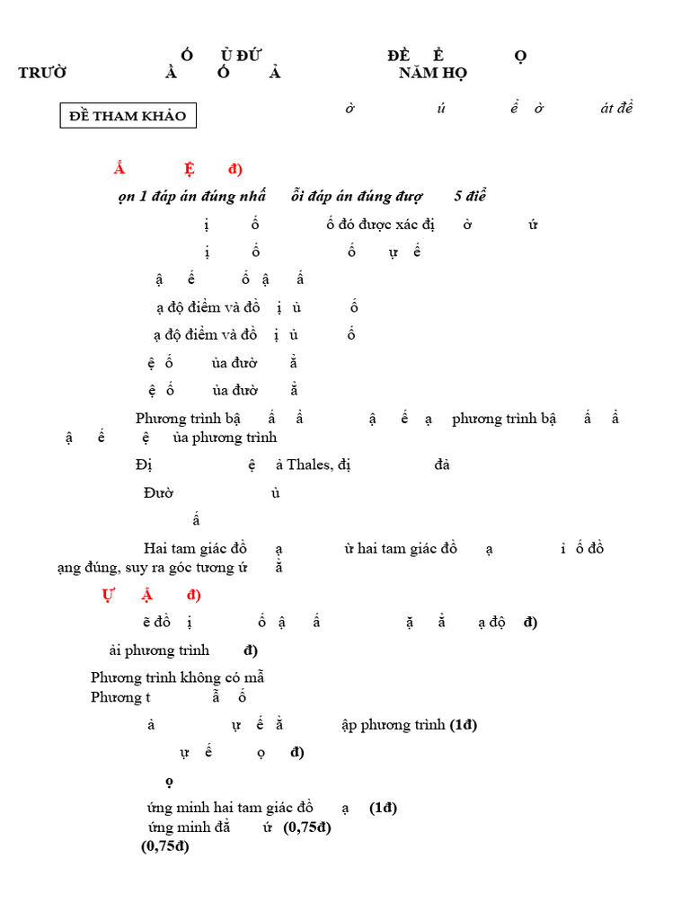 Toan8 TranQuocToan ThuDuc Deda Matran Thcstranquoctoan - TD@ | PDF