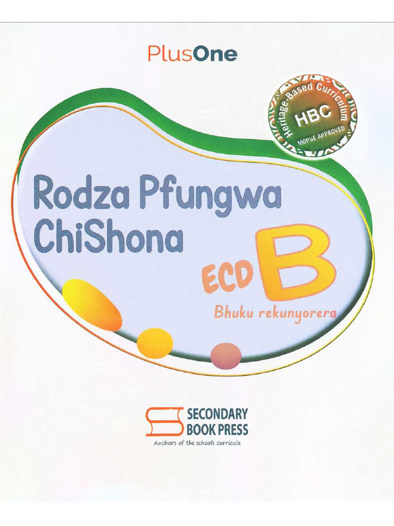 Shona Ecd B Workbook Plus One | PDF
