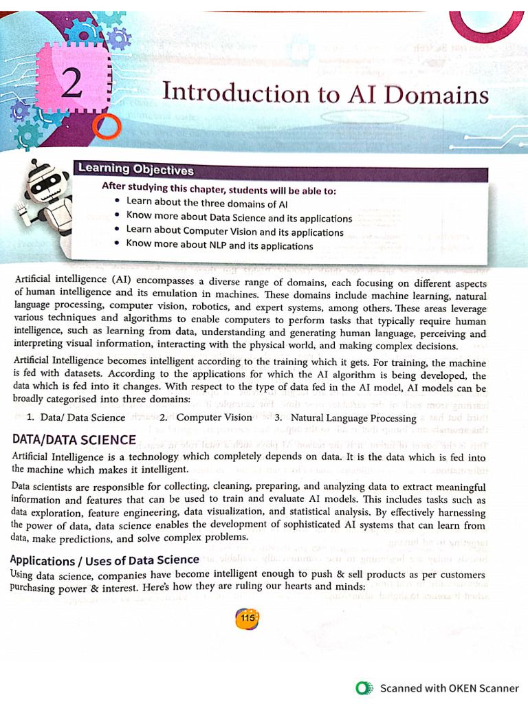 Class X CH 2introduction To AI Domain | PDF