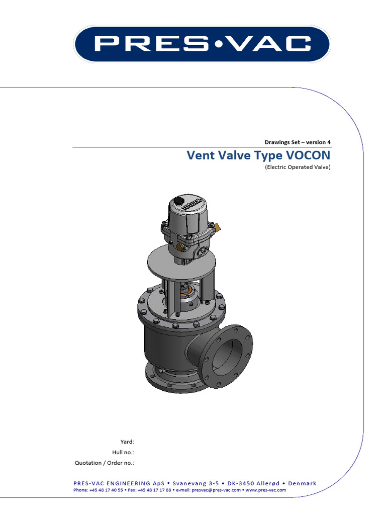 VOCON Electrical Drawing Set v04 | PDF