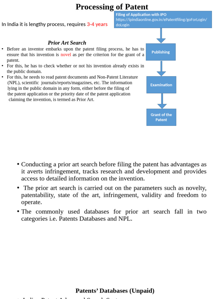 Patent Processing | PDF | Patent Application | Patent