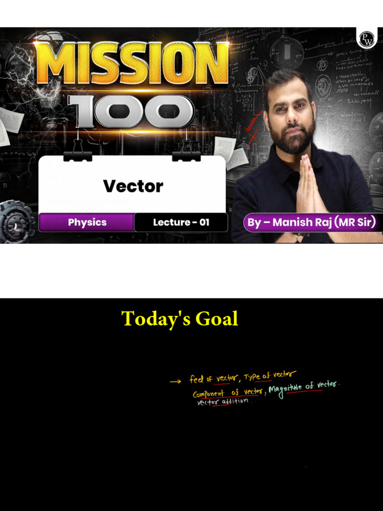Vectors 01 Class Notes.pdf | PDF