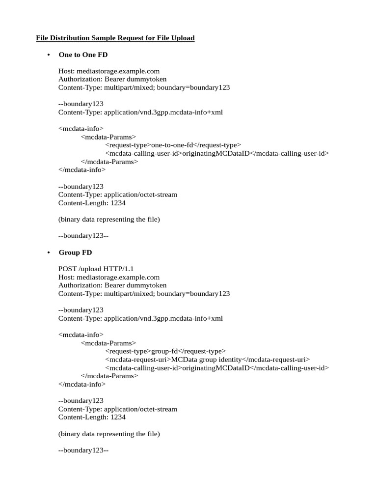 FD Sample Request | PDF