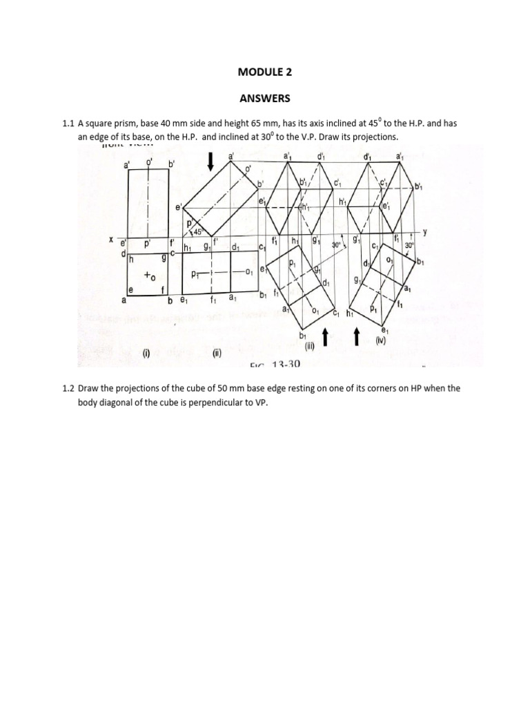 Projections of 3D Geometric Solids | PDF | Polytopes | Linear Programming