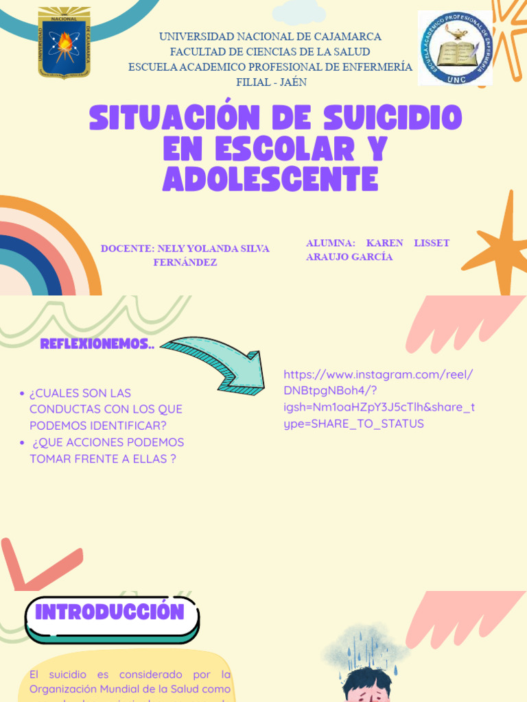 Prevención del Suicidio en Adolescentes | PDF | Salud mental | Suicidio