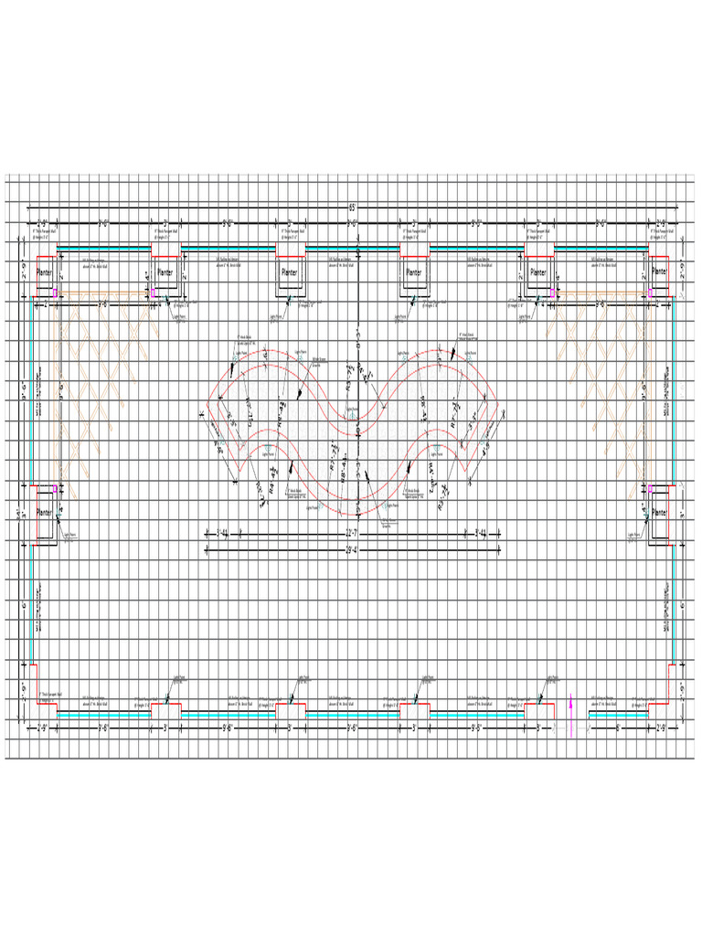 Parapet Wall and Planter Design Details | PDF | Architectural Elements ...
