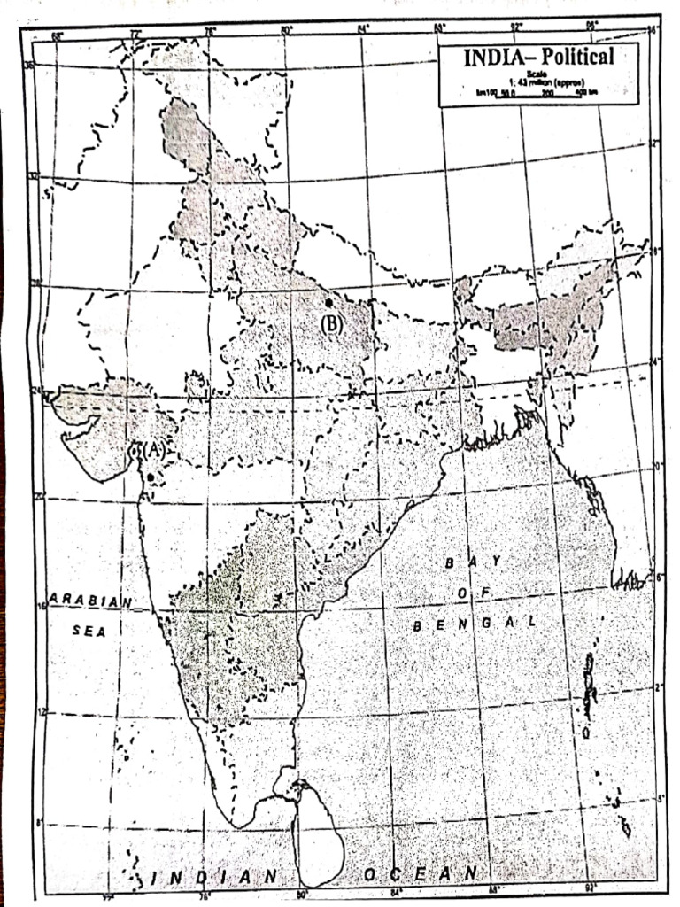 India Political Map Overview | PDF