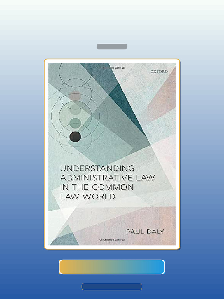 Test Bank for Understanding Administrative Law in the Common Law World ...