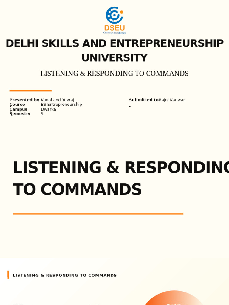 Effective Command Communication Skills | PDF | Language Mechanics ...