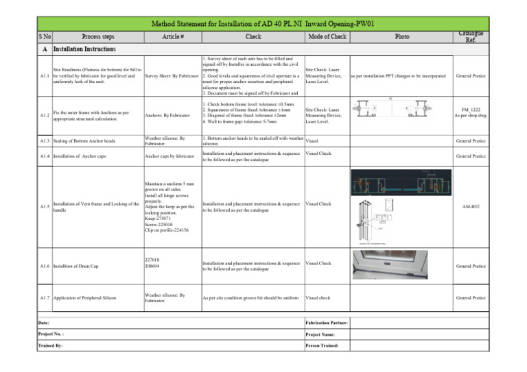 Installation Guide for AD 40 PL.NI | PDF