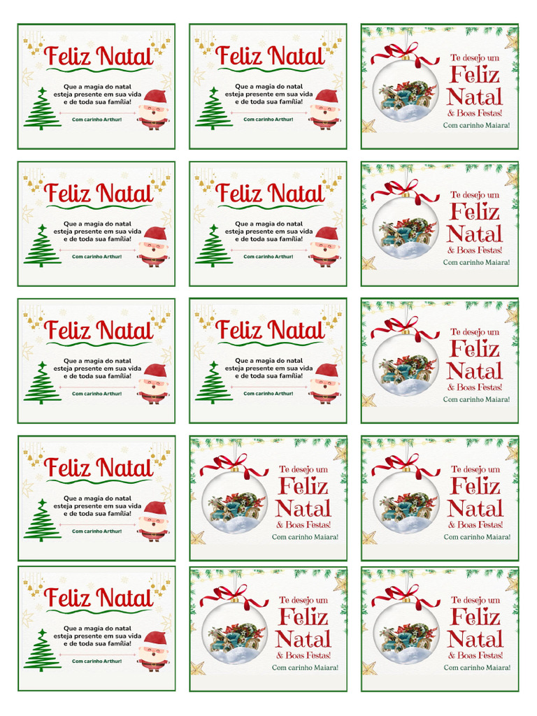 Bilhetes de Natal | PDF