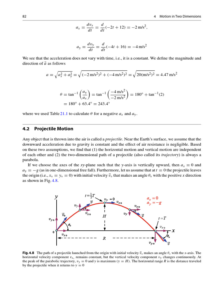 Understanding Projectile Motion Basics | PDF | Dynamics (Mechanics ...