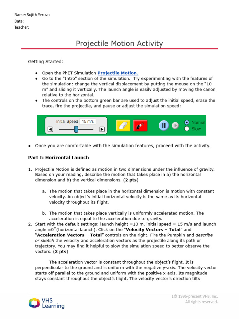 Understanding Projectile Motion Dynamics | PDF | Acceleration | Velocity