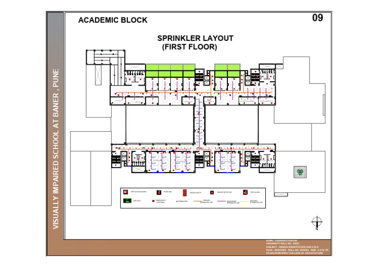 Sprinkler Layout 09 Ff | PDF | Active Fire Protection | Building Automation