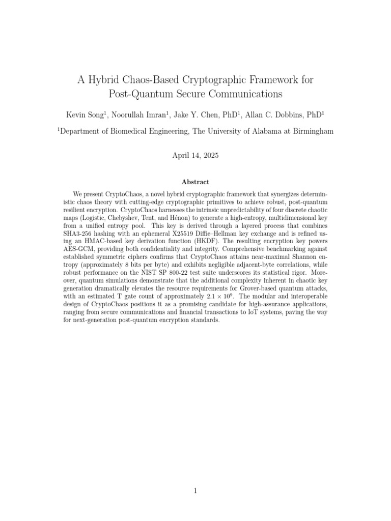 2504.08618v1 | PDF | Cryptography | Key (Cryptography)