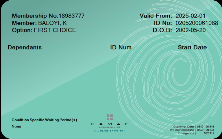 Member Card | PDF