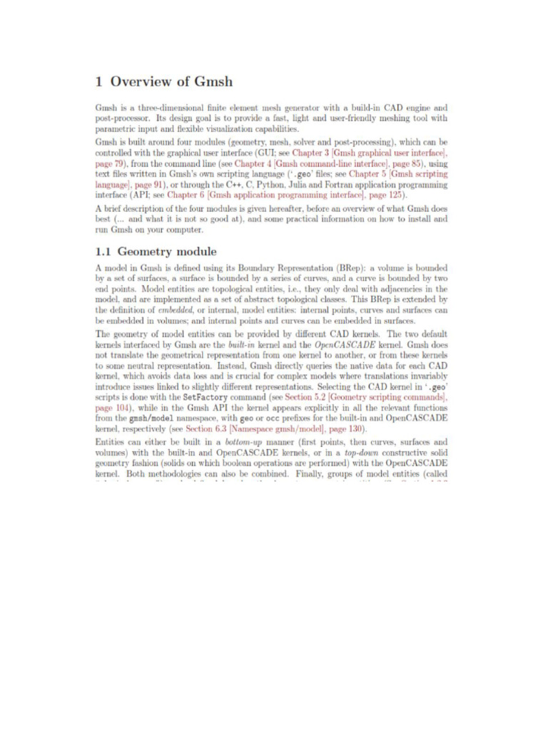 GMSH 5 | PDF