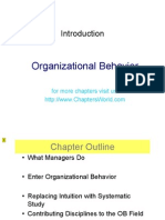 Organizational Behaviour - Chart