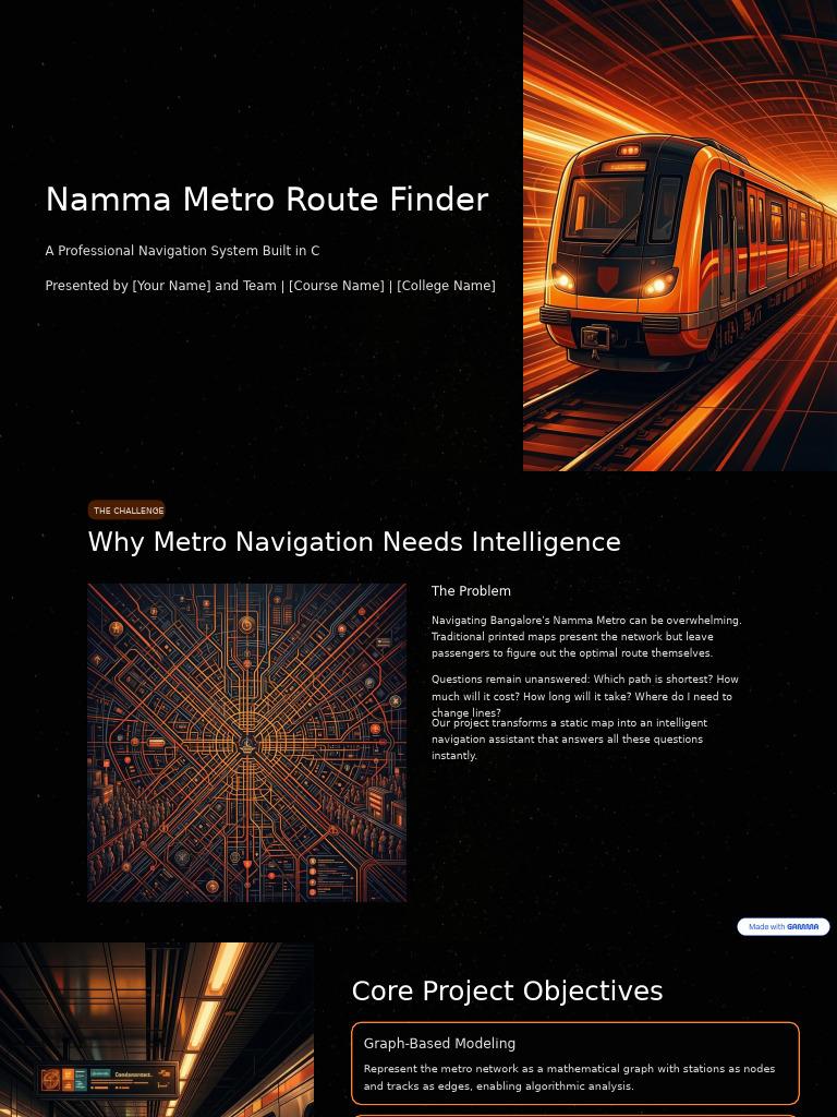 Namma Metro Intelligent Route Finder | PDF | Theoretical Computer ...