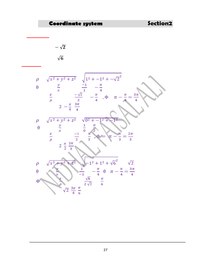 Coordinate Conversion: Spherical to Rectangular | PDF