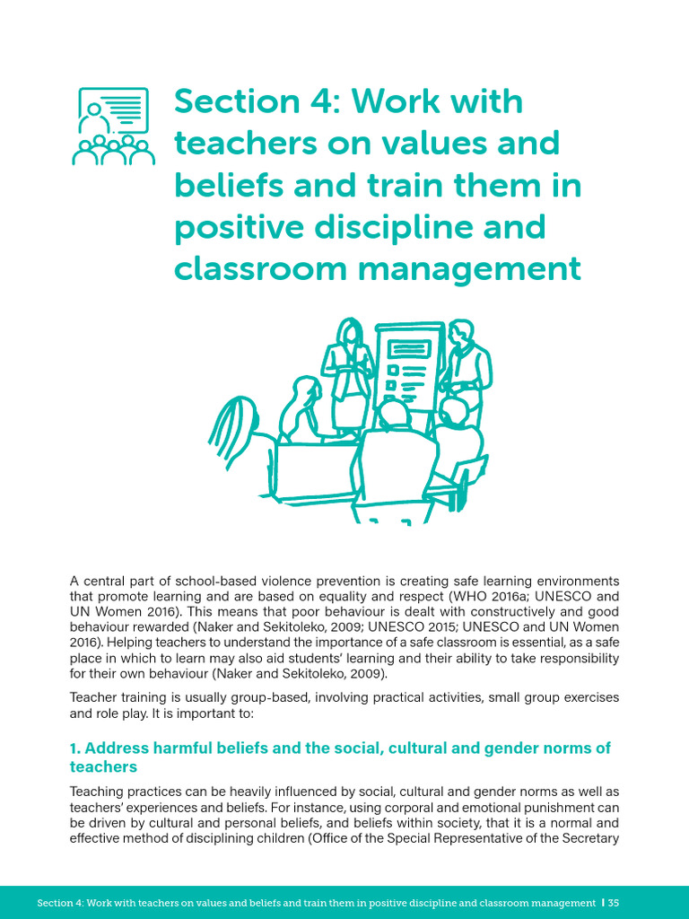 Teacher Training in Positive Discipline | PDF | Classroom Management ...